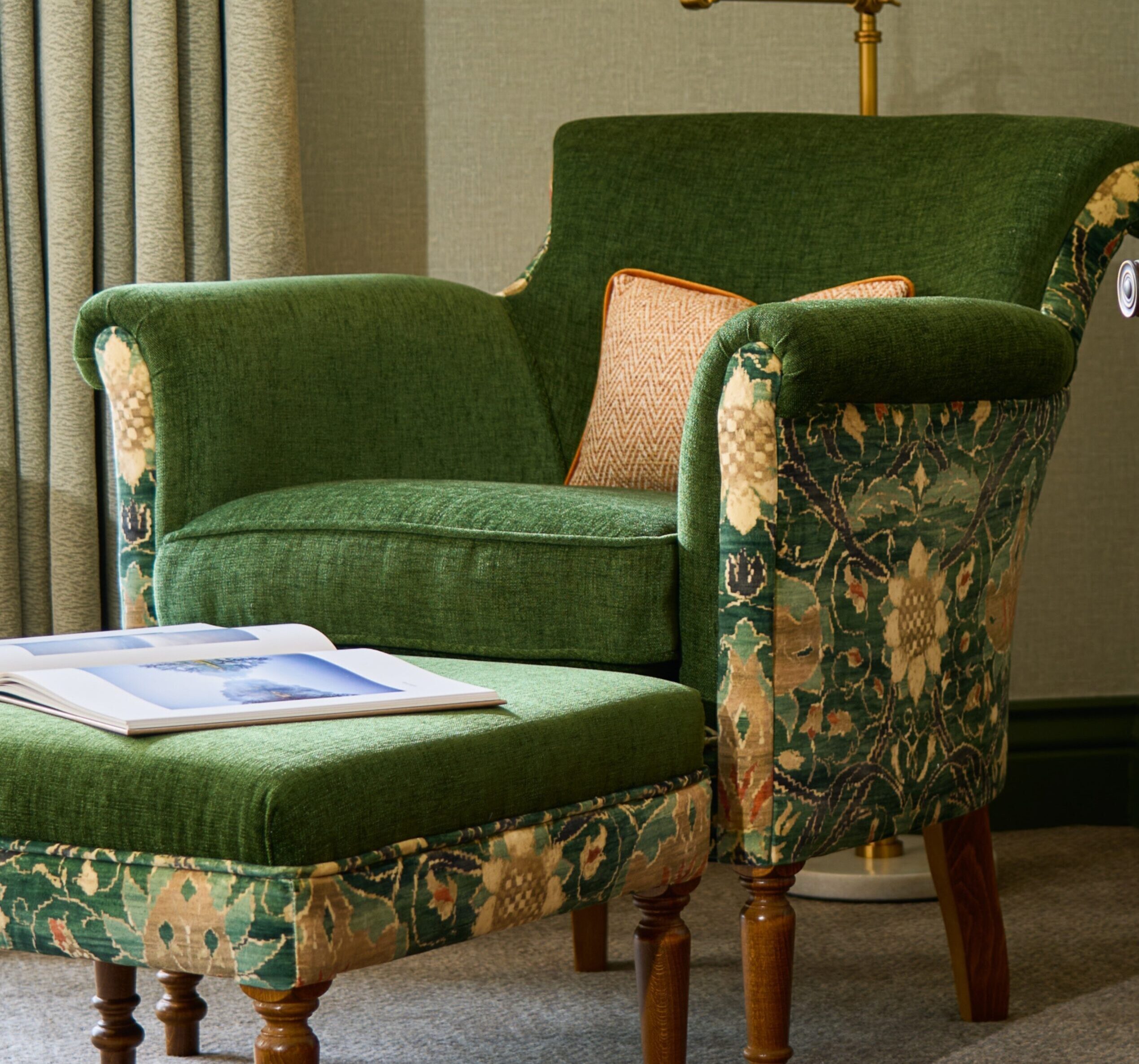 Cosy and comfortable seating in the suite.