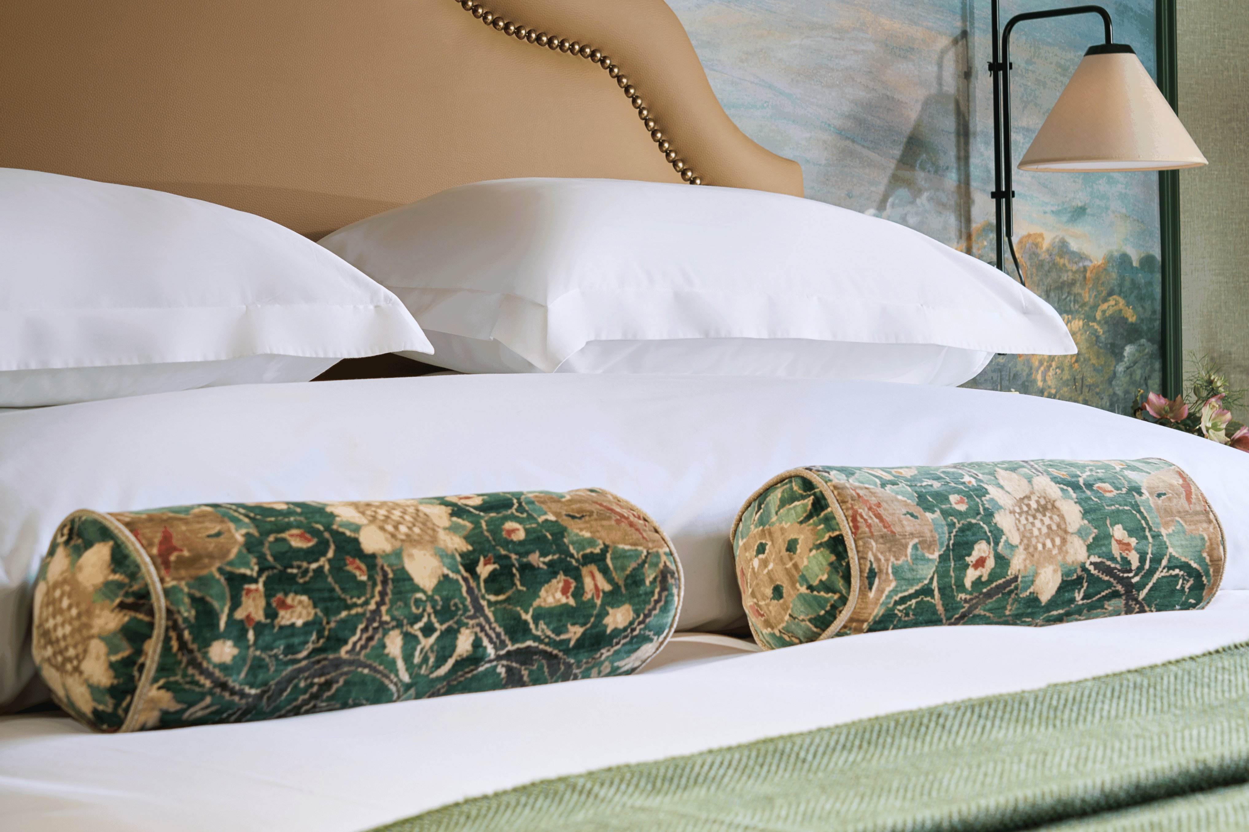 King Bed detail- Classic King Guest Room