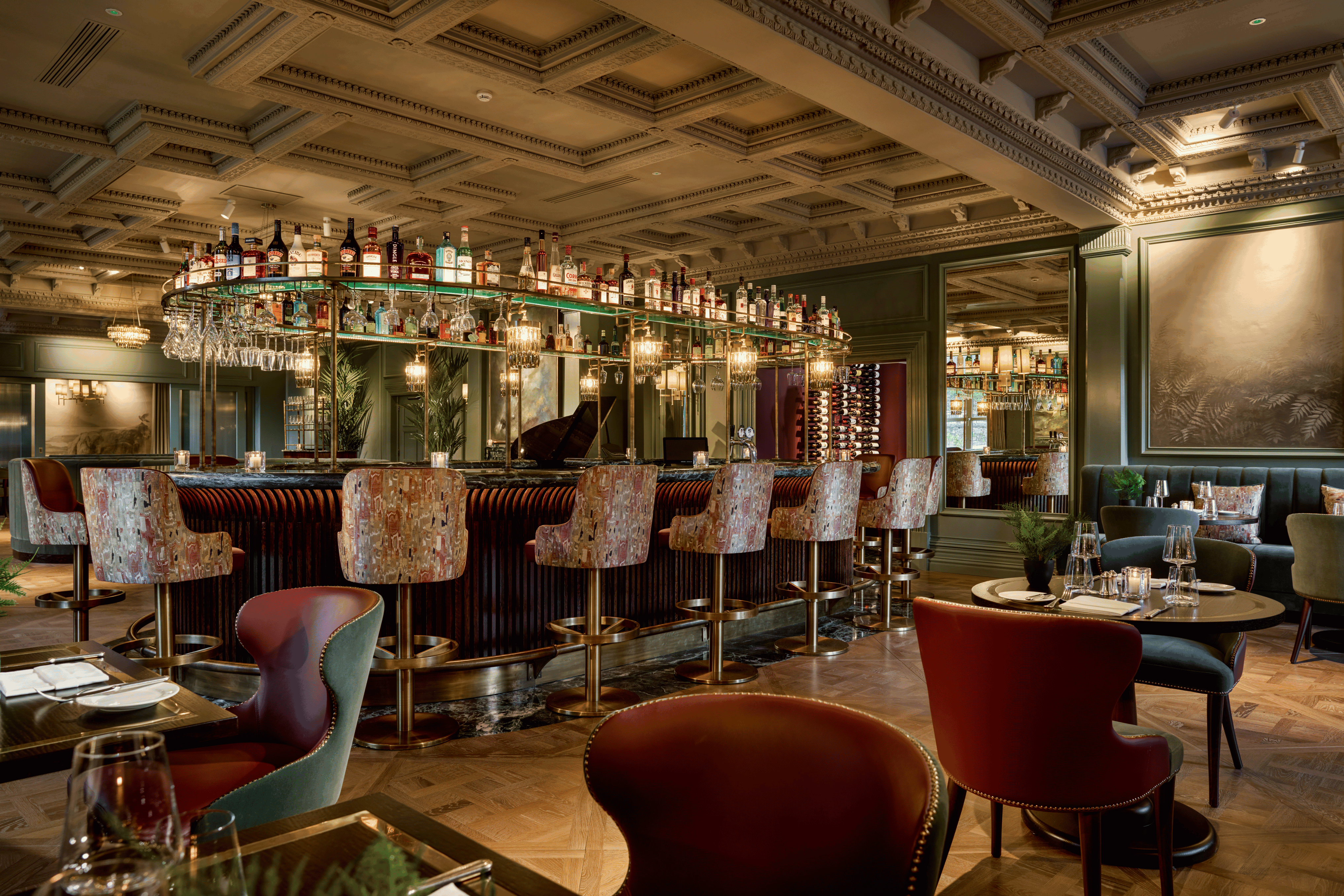 Bar area at The Peregrine