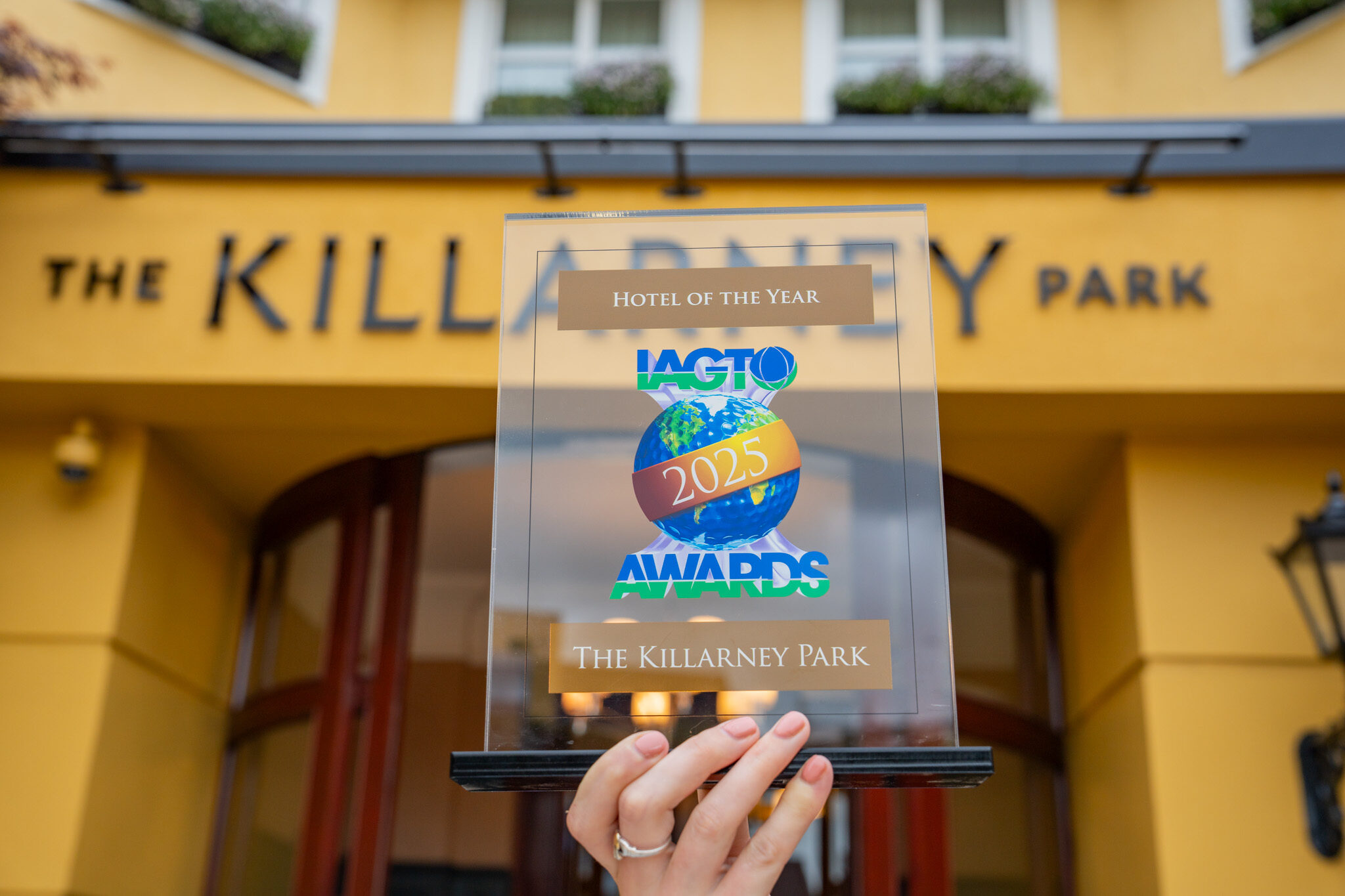 Awarded as the Hotel Of The Year at IAGTO Award Function.