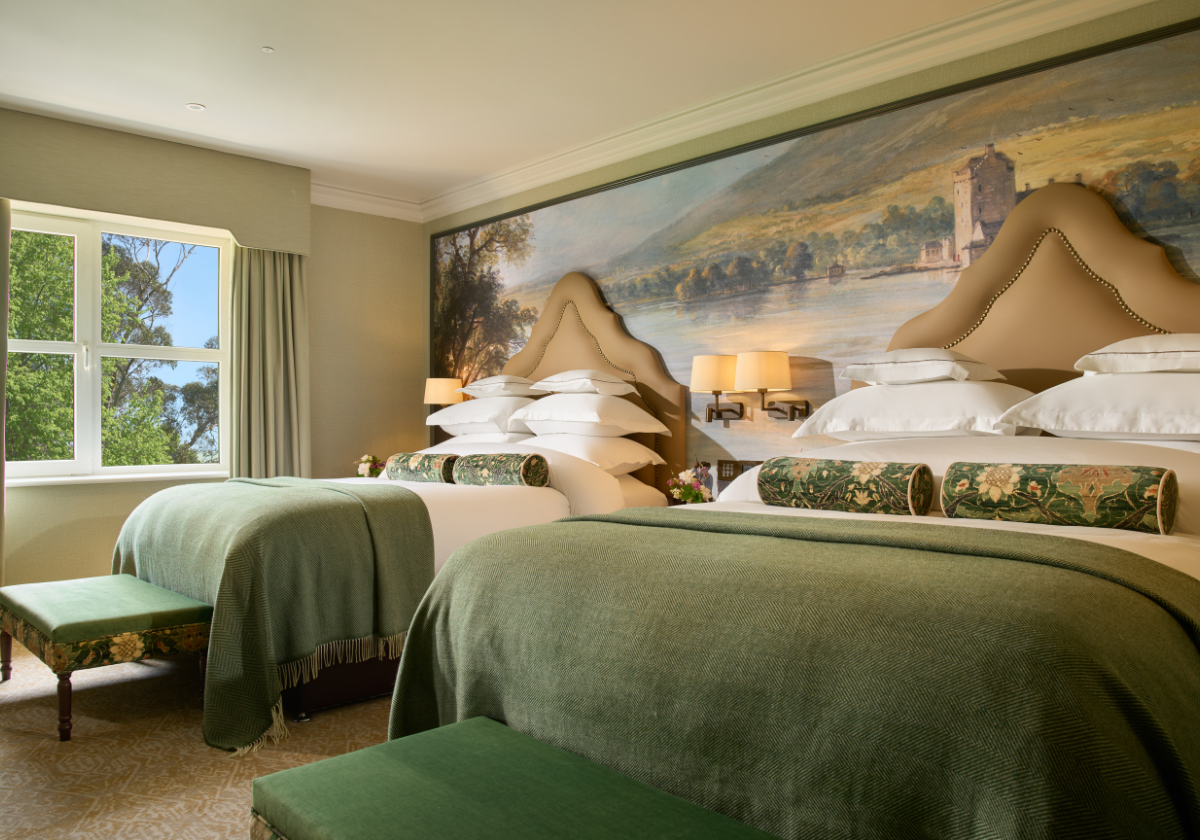 This is the Deluxe Double Double Guest Bedroom