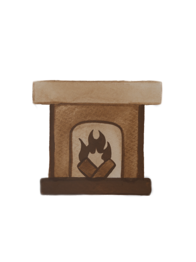 clipart-Fireplace