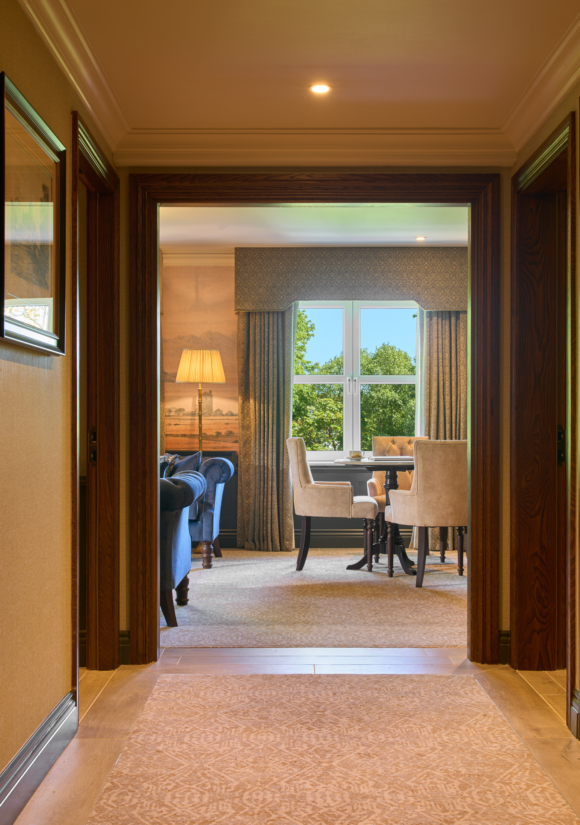 Beautiful and spacious entrance of The Muckross Suite.