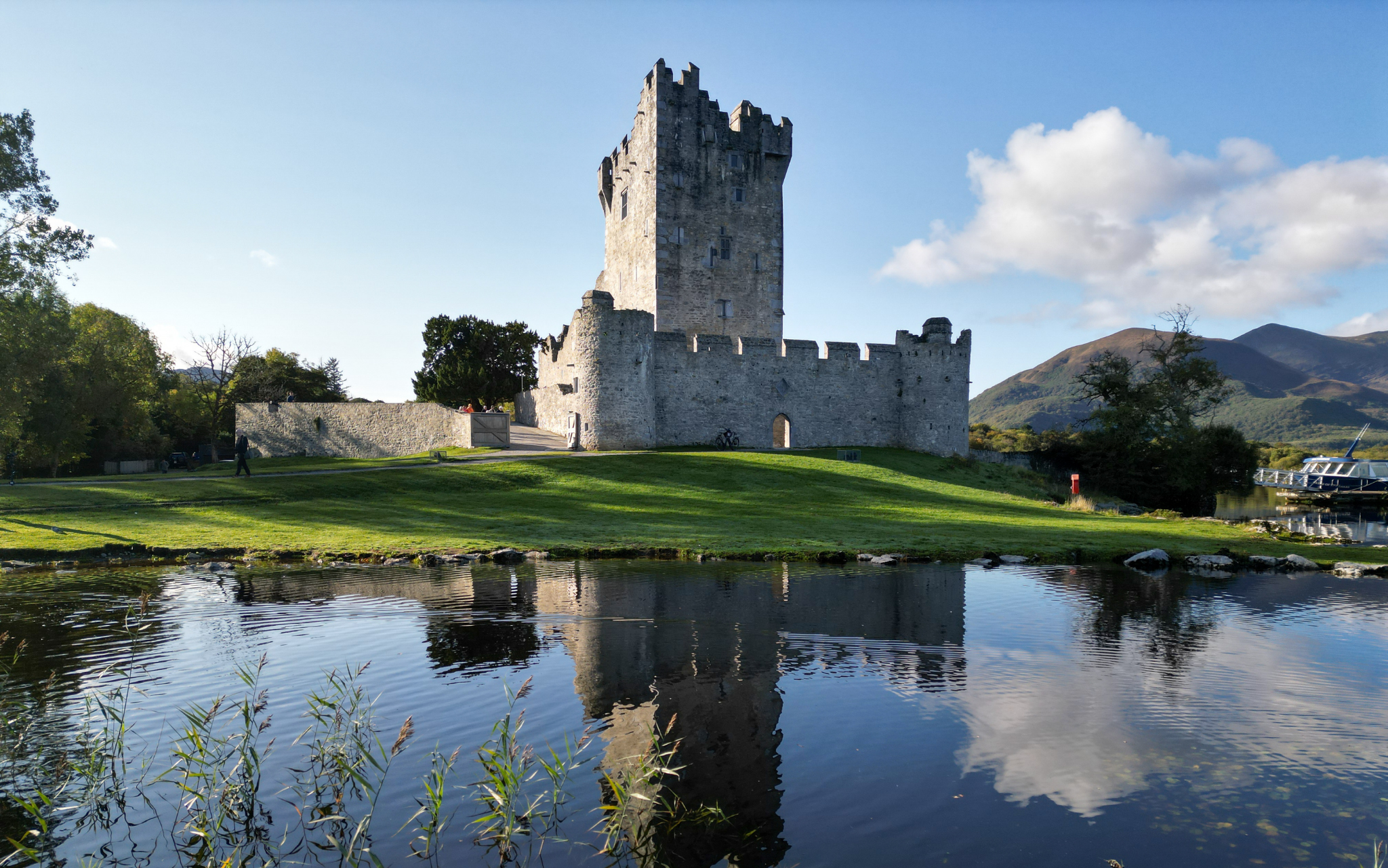 Ross Castle in the Sunshine
