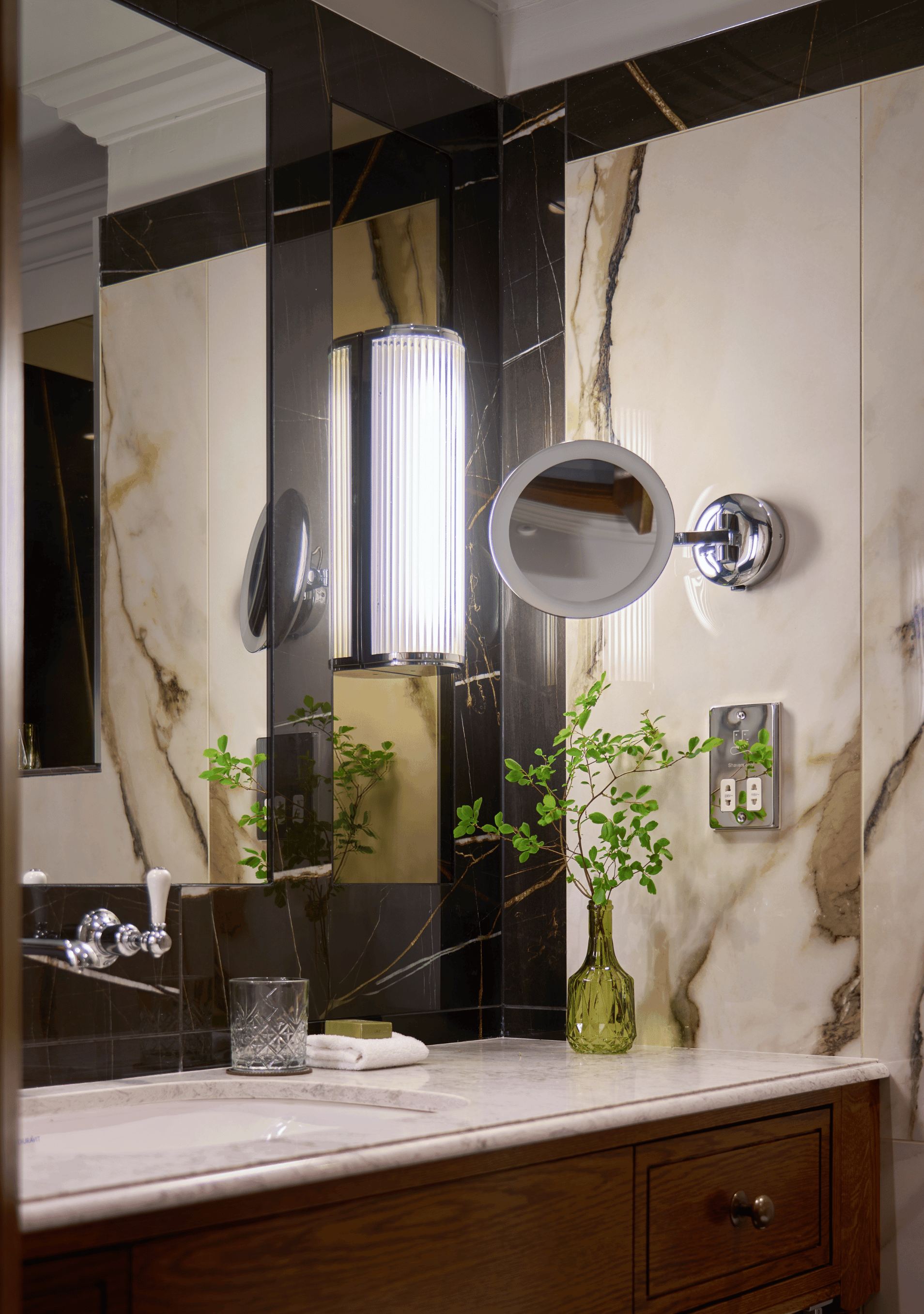 Elegant and	Modern suite bathroom Vanity