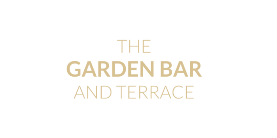 The Garden Bar Logo- sandstone colour.