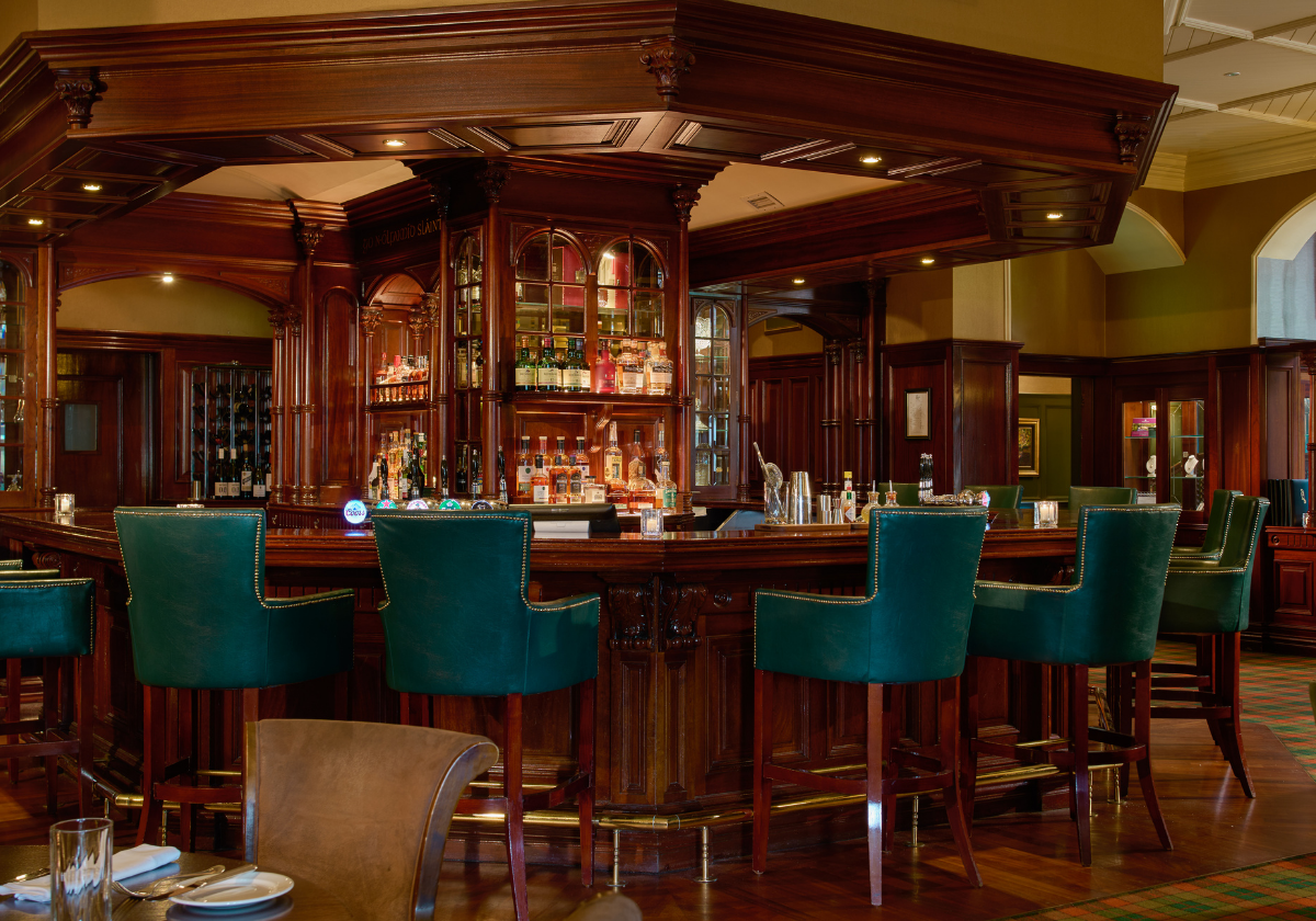 The Bar area of The Garden Bar restaurant.