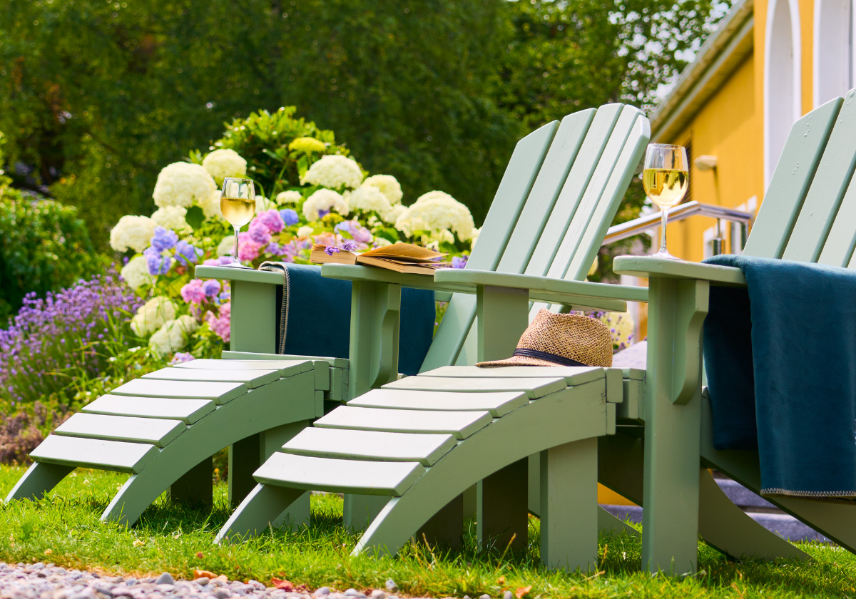 Garden area for relaxation.