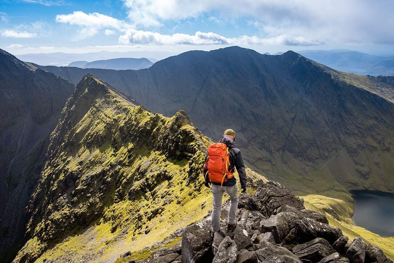 Guest experiences hiking on  MacGillycuddy's Reeks